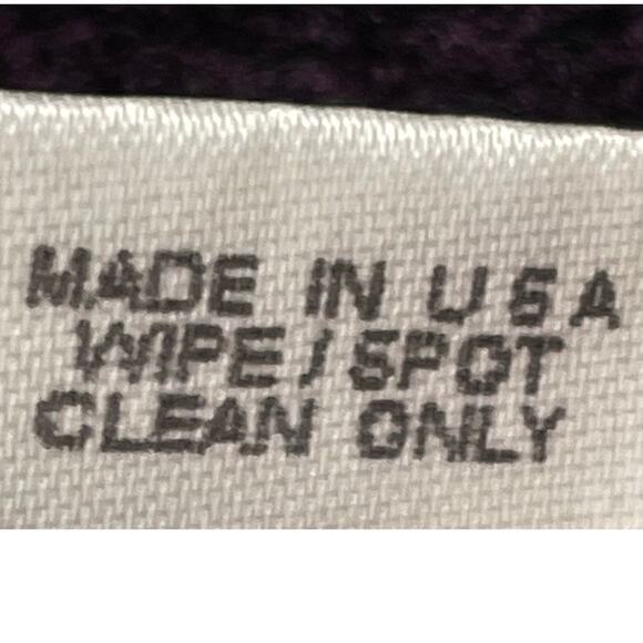 Vintage Toucan Collection NY 100% Purple Rayon Velvet Long Scarf - Picture 5 of 8